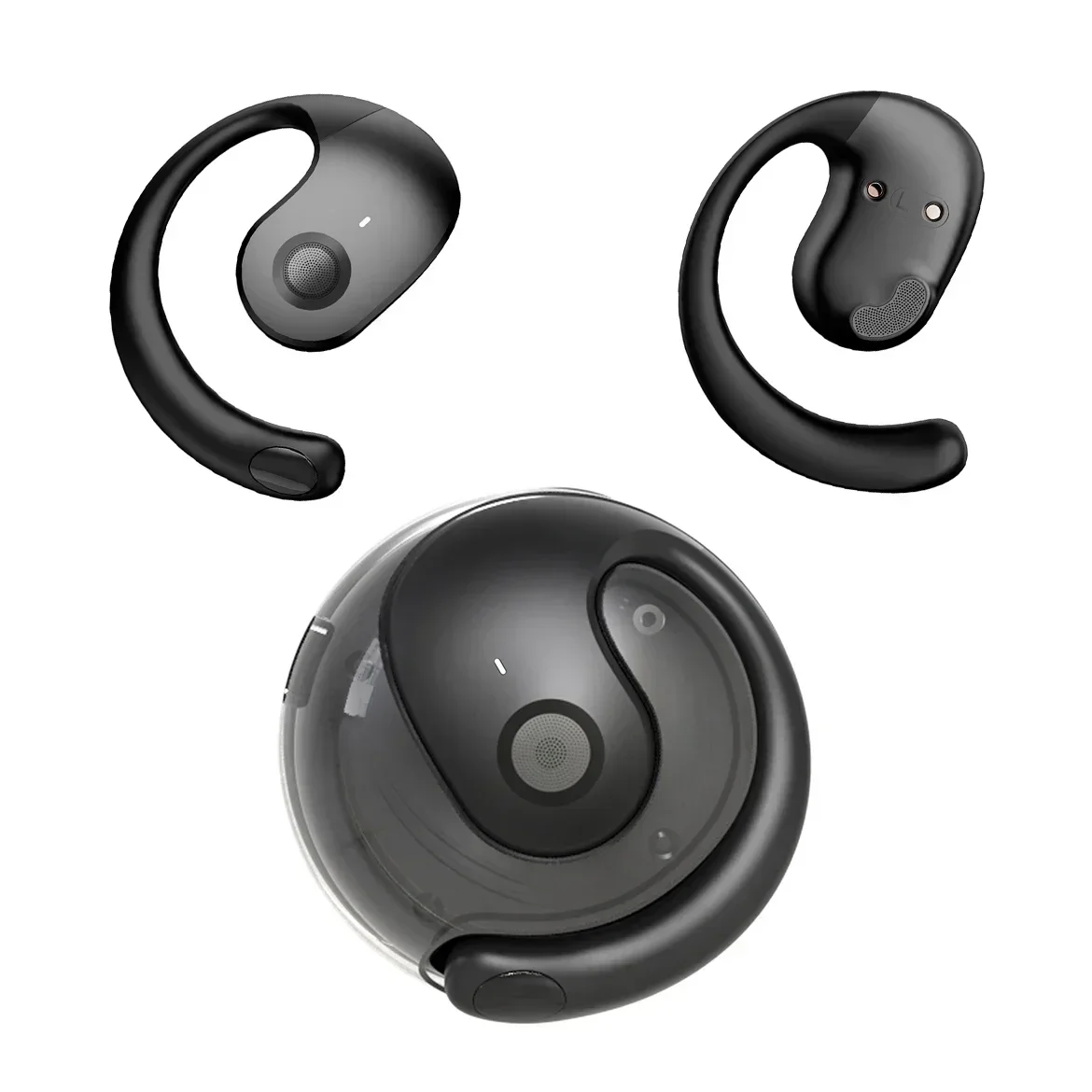 Headphones Wireless - سماعة رأس TWS شفافة بتقنية البلوتوث