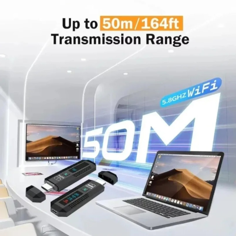جهاز إرسال فيديو لاسلكي متوافق - مراجعة Hdmi Adapter وسعره