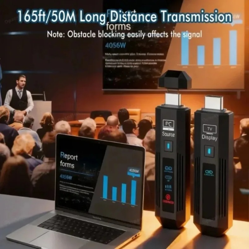 جهاز إرسال فيديو لاسلكي متوافق - مراجعة Hdmi Adapter وسعره