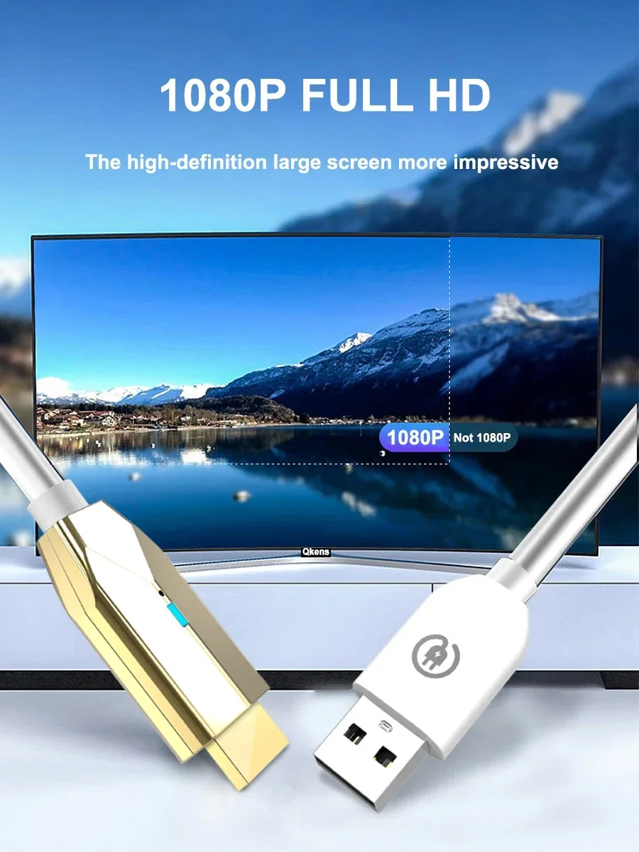 محول عرض لاسلكي USB HDMI بمدى  - مراجعة Hdmi Adapter وسعره