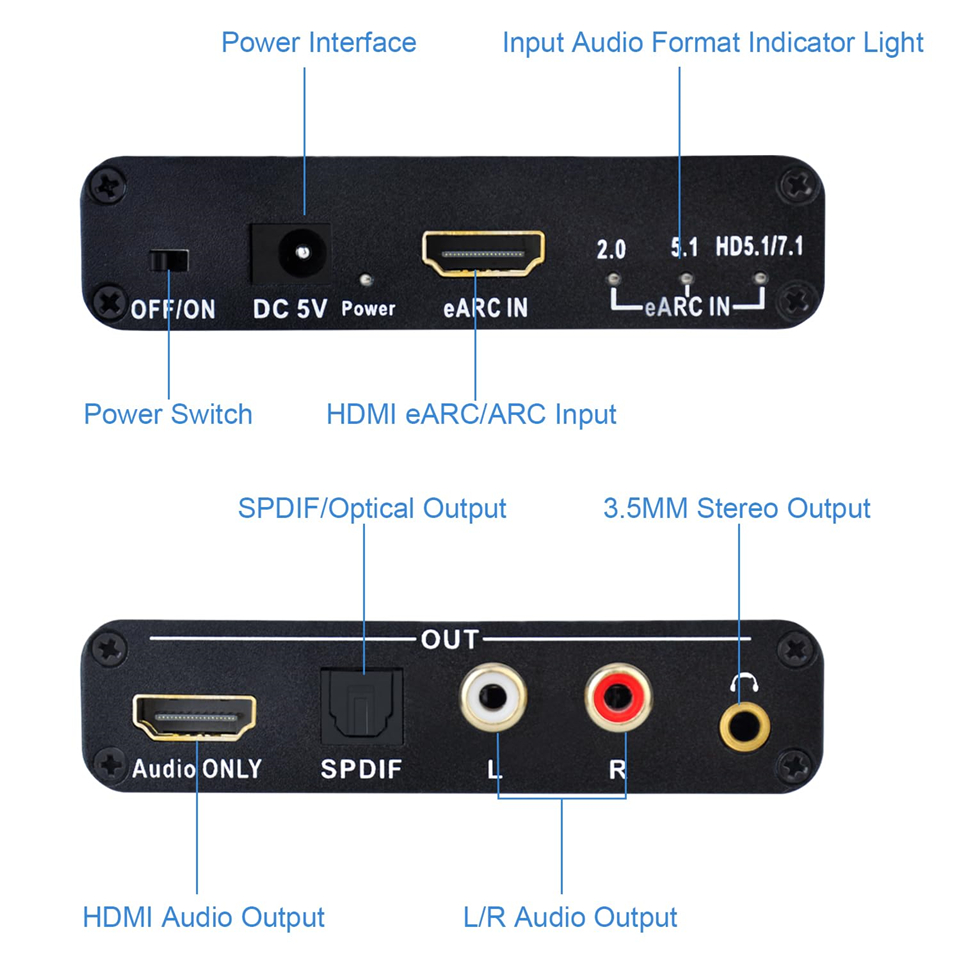 HDMI EARC ARC مستخرج الصوت 192 - مراجعة Hdmi Adapter وسعره