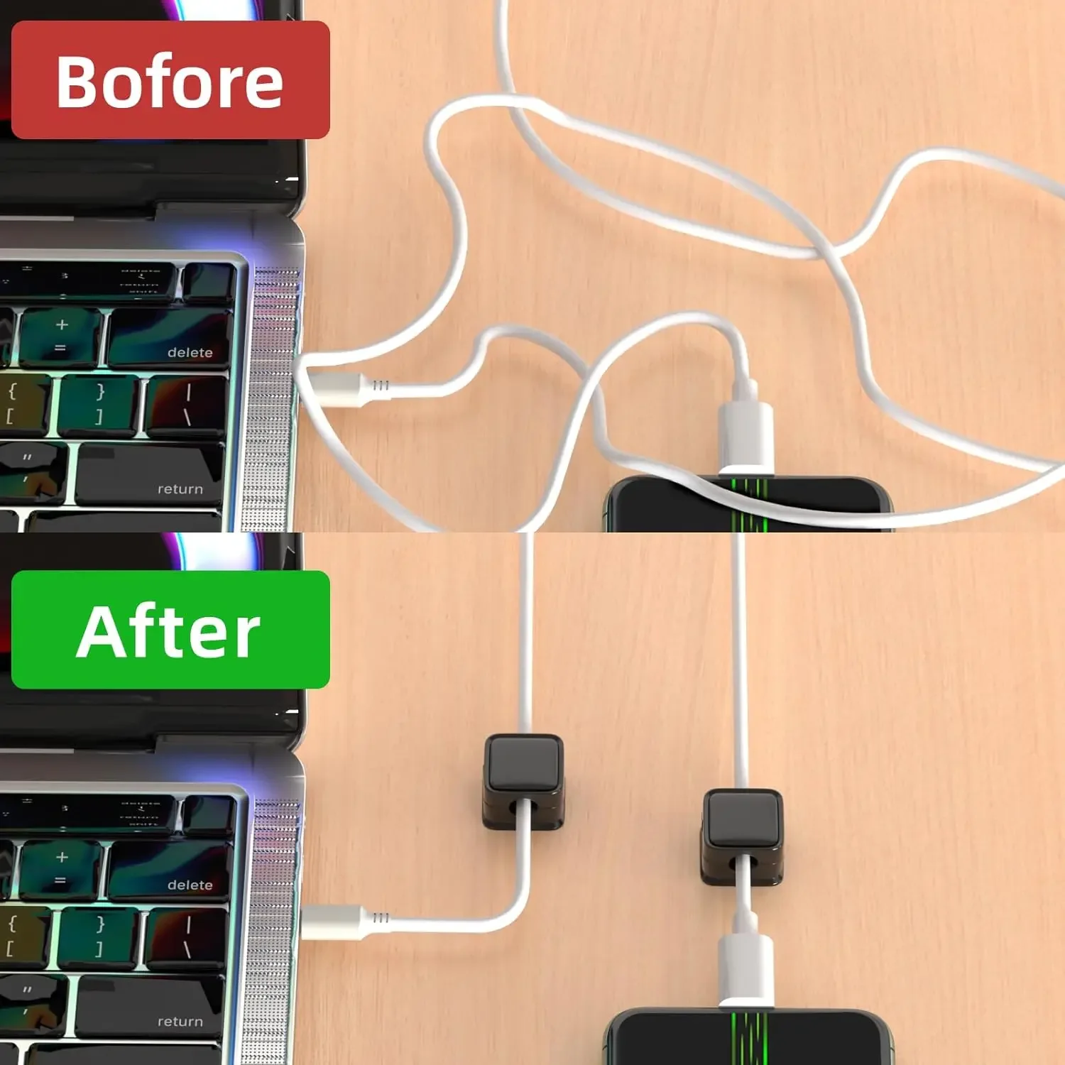 منظم كابلات صغير، حامل كابلات  - مراجعة Cable Organizer وسعره