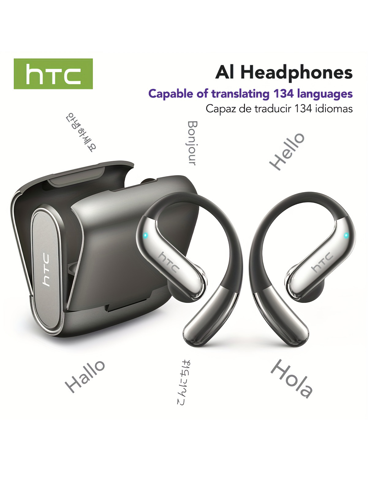 سماعات بلوتوث مفتوحة الأذن HTC - مراجعة Headphones Wireless وسعره