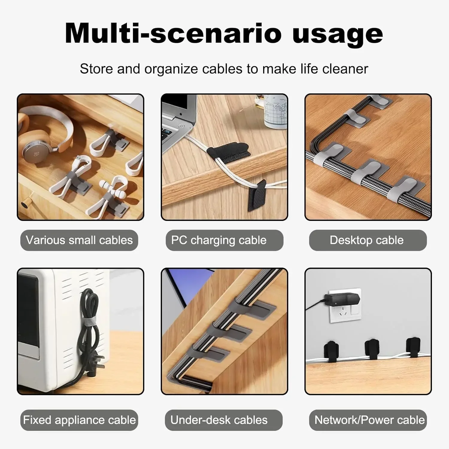 روابط كابلات جديدة قابلة لإعاد - مراجعة Cable Organizer وسعره