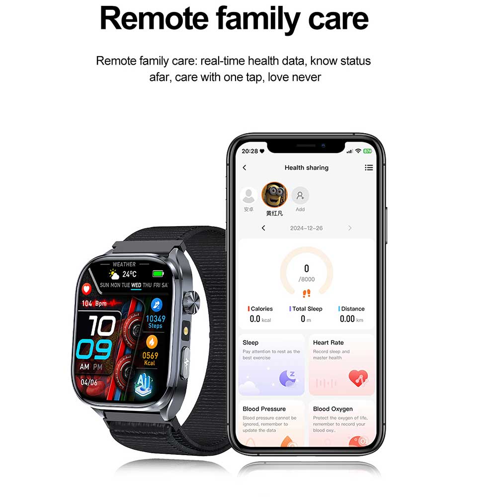 ساعة ذكية 2026 بشعار مخصص للبي - مراجعة Smart Watch وسعره