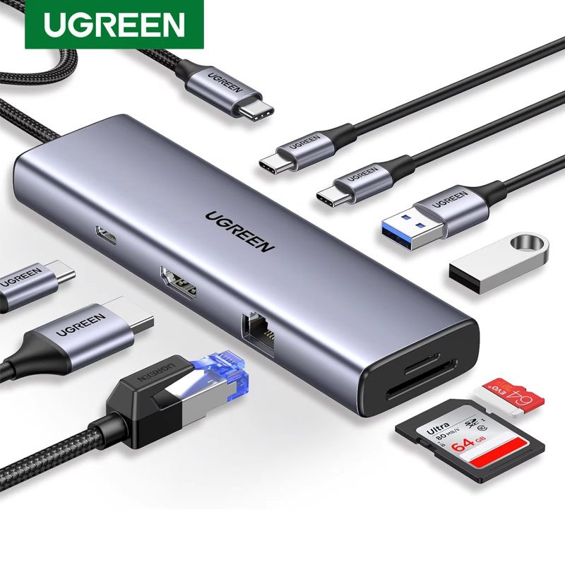 UGREEN Revodok 9 في 1 USB C Hu - مراجعة Usb Hub وسعره