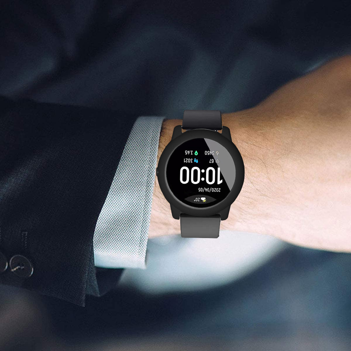 قطعة واحدة من غطاء الحماية الم - مراجعة Smart Watch وسعره