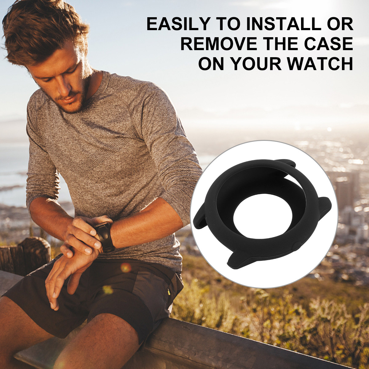 قطعة واحدة من غطاء الحماية الم - مراجعة Smart Watch وسعره
