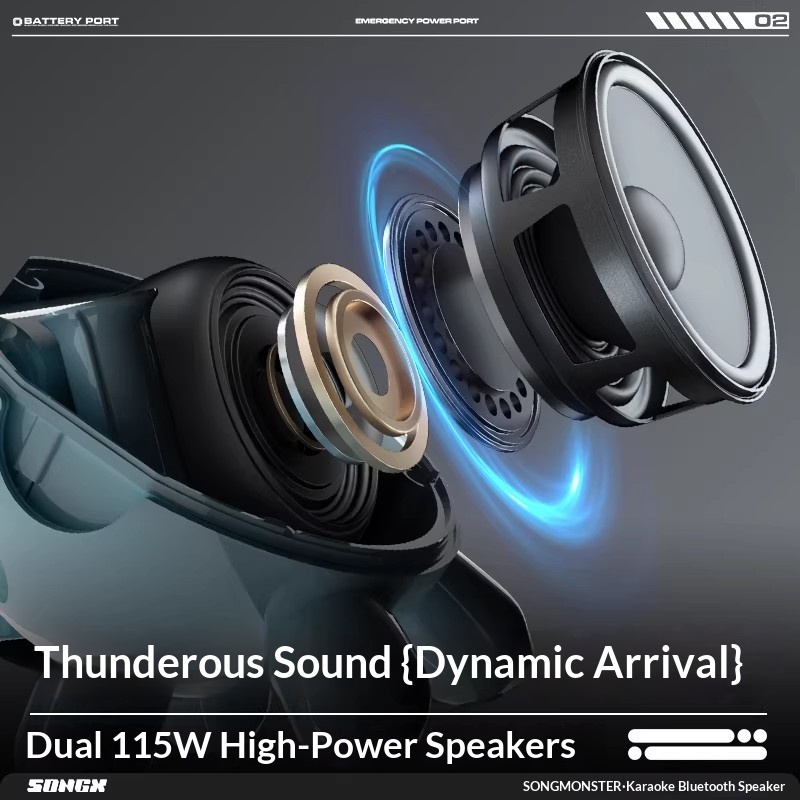 SONGX الصوت المزدوج ميكروفون D - مراجعة Bluetooth Speaker وسعره